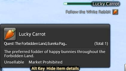 lucky carrot bunny fate - GameCraftGather - FFXIV