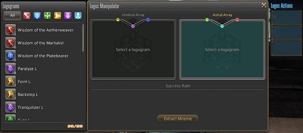 Logos manipulator logograms