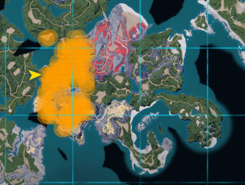 Jolthog natural habitat Palworld