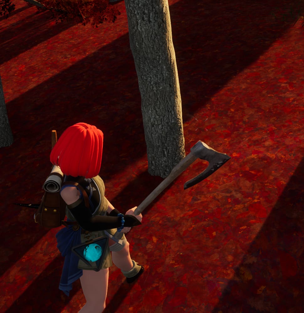 Lumbering adjustment tip tree
